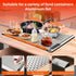 BROBIG 248,Electric 8-Level Food Warming Mat | Max Temp Warming Tray with Timer and Adjustable,Fast Full-Surface