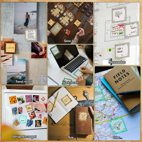 CZYY DND Inspired Sticky Notes, 3x3 Inch Square Self-Stick Notepad, 5 Memo Pads (100 Sheets Each) - D&D Gift for Gamers