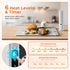 6 6H 300W Countertop, Warming Mat for Food Small Warming Tray with Temp & Timer, Full Surface Heating, Waterproof