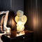 Decorative Angel Figurines Table Lamp, LED Cherub Night Light, Illuminated White Statue