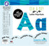 BARKER CREEK Letter Pop-Outs, 4" Sea & Sky Multicolor Designer Letters for Bulletin Boards and Displays