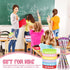 Sabary 48 Pcs Welcome Back to School Pencils, Rubber Bracelets, School Party Favors for Kids