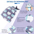 Geyoga 10 Pcs Women Nursing Scrub Caps, Surgical Cap with Buttons, Adjustable Breathable Turban Hats