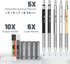 Mr. Pen- Metal Mechanical Pencil Set with Leads and Eraser Refills, 5 Sizes - 0.3, 0.5, 0.7, 0.9 and 2 Millimeters, Sketching/ Drafting Pencil by Mr. Pen