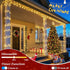 300 Dimmable 12 75FT LED Christmas Tree Lights, Connectable Christmas Lights Indoor with Timer Memory & & Modes