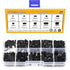 M3/4/5/6/8 Internal Hex Drive Cup-Point Set Screws Assortment Kit, 10 Sizes, 360PCS