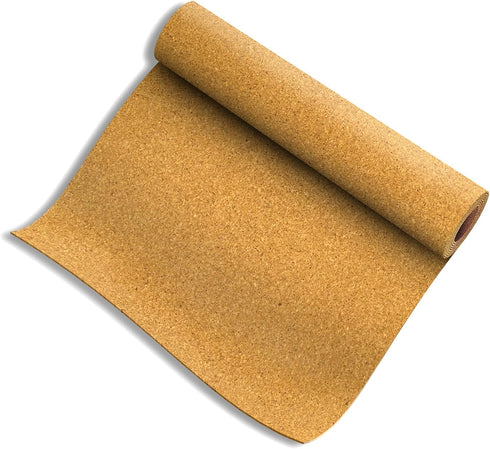 VViViD Cork Sheet Roll - 17.9 inch x 6.5ft, 2mm Thick, Ultra Light Bulletin Board and Shelf Liner