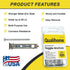 Heavy Duty Drywall Anchors and Screws Kit - Durable Zinc Self-Drilling Toggle Anchors for Hanging