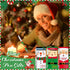 Sayglossy 36 Sets Christmas Glitter Pen Gifts Bulk Glitter Santa Claus Novelty Pens Snowman Elf Inspirational Christmas