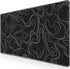 Canjoy Gaming Mouse Pad, Topographic Contour 35.4x15.7inch Large Extended Mouse Mat for Office, Home, Keyboard Full Desk