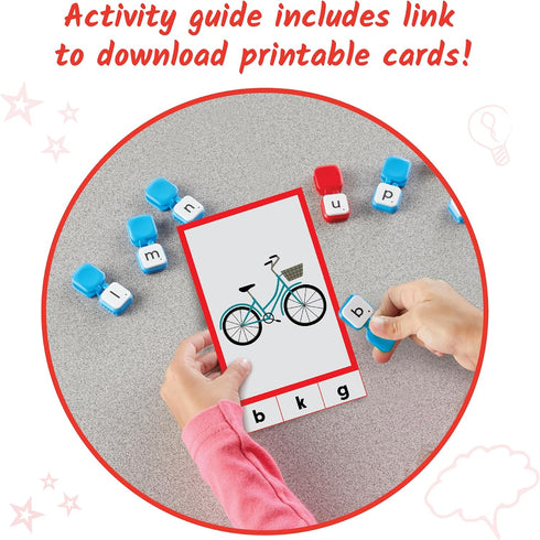 hand2mind Learn My Letters Fine Motor Clips, Kids Clothespin Activities, Letter Practice for Preschoolers, Toddler