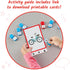 hand2mind Learn My Letters Fine Motor Clips, Kids Clothespin Activities, Letter Practice for Preschoolers, Toddler