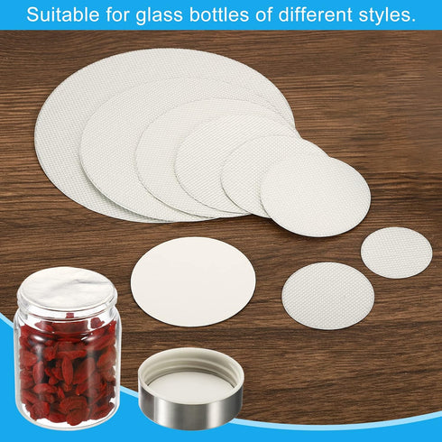 PATIKIL 20mm Aluminum Foil Cap Liner, 150Pcs Resistant Tamper Induction Heat Sealer for Glass Bottle Jar Lid