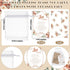 Ireer 101 Set Let Love Grow Boho Wedding Favors for Guests with 1 Wooden Sign, 100 Seed Packets, Kraft Envelopes