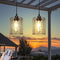 Battery Operated Hanging Outdoor Chandelier, Battery Power 56 Pendant Light, Gazebo Lights