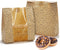Hacaroa 100 Pack Paper Bread Bags with Clear Window, 10.8"x10"x4" Kraft Bakery