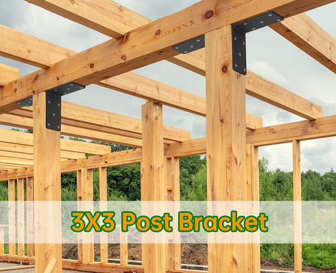 KOMOHOM 5x5 Wood90 Countertop Heavy Duty Shelf BracketsL Brackets for Shelves Fence Pergola Brackets Angle Bracket