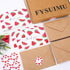 50 Pack Summer FYSUIMU Watermelon Thank You Cards Boxed Note Cards with Envelope Sticker Fruit Greeting Blank Card