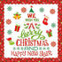 Whaline 105Pcs Christmas Bulletin Board Decoration Kit with Xmas Tree Snowflake Paper Cutouts and Border Stickers