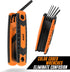AMERICAN MUTT TOOLS 17pc Folding Allen Wrench Set SAE and Metric Hex Key Allen Wrenches
