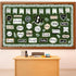 Back to School Eucalyptus Motivational Classroom Bulletin Board Decorations, Greenery Inspirational Quotes Cutouts