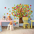 Gersoniel 90 Pieces Classroom Tree Bulletin Board Set, Fall Tree Decoration with Conversation Heart Leaves Cutouts