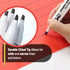 Mr. Pen Thick Black Permanent Markers, 8 Pack with Chisel Tip
