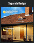 4000LM, 228 3 Solar Indoor Outdoor Shed Light with Upgrade LED Solar Pendant Light Daytime Available with Motion