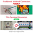 120pcs Red Butt Splice Crimp Connectors, (22-16) AWG Insulated Electrical Wire Crimp Butt Splice Terminals