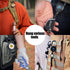 Heavy Duty Retractable Keychain, Multitool Carabiner Badge Holder, Upgraded 58cm Stainless Steel Cord