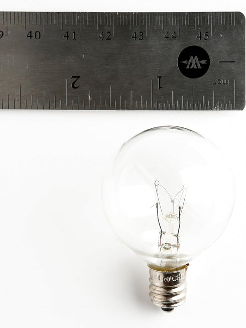 10 G40 Bulbs Hometown Evolution, Inc. Globe String Lights with Clear and Black Wire for Patio, Awning, Canopy, Porch