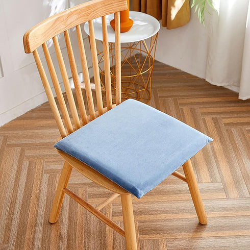 GWTYR Square Chair Cushion,Memory Foam Seat Cushion with Ties Soft Chair Pad Cushion