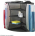 Safco Products Onyx Mesh Corner Organizer, Durable Steel Mesh, Space Saving, 13" x 15" x 11", Black