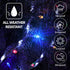 30FT 240 8 6 Timmer Jyoiat String Lights - LEDs Water Flowing Multicolor String Lights with Basic Modes + Flowing