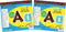 Barker Creek 4" Letter Pop-Outs 2-Pack Hot to Dot Colorful Letters for Bulletin Boards 510 Upper Lowercase Numbers