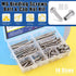 Glarks 141Pcs M6 140Pcs 14 1Pc M4 Hex Drive Socket Head Cap Bolts Assortment Kit, Sizes Nickel-Plated Socket Cap Screws