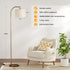 Dimmable Bulb, Ambimall Arc Floor Lamp with Remote and Stepless Colors Temperature & Brightness Adjustable, Floor Lamps