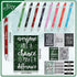 Funrous 32 Pcs Motivational Quote Pens Inspirational Notepads Mini Motivational Journal with Ballpoint Pen Small Notebooks Gift Set for Student Men Women, School Office Home Travel Gift (Classic)