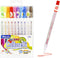 BAZIC Collorelli Scented Glitter Color Gel Pen, Acid Free Smooth Writing for Art and Christmas Gift (10/Pack)