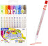 BAZIC Collorelli Scented Glitter Color Gel Pen, Acid Free Smooth Writing for Art and Christmas Gift (10/Pack)