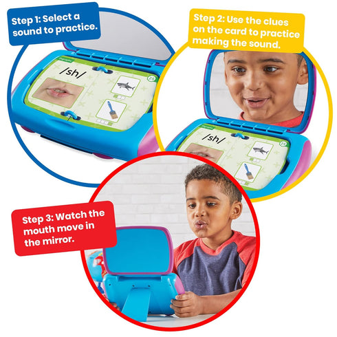 hand2mind Set, Mirror My Sounds Phoneme Letter Sounds Flash Cards, Toddler Speech Therapy Materials, Phonics