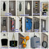 Over The Door Hooks 5.5" 4Pcs for 1 3/8" Door, Black Plastic Coating Wreath Door Hanger Hook for Hanging
