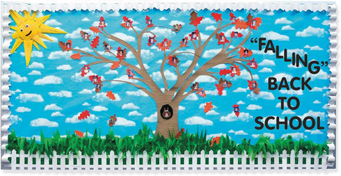 Fadeless Bulletin Board Paper, Fade-Resistant Paper for Classroom Decor, 48” x 12’, Clouds, 1 Roll