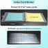 BYSLBTY 3x5 40 Holder1 Index Card Binder with Card Sleeves, Index Card Organizer for Flash Cards, Recipe Cards and Note