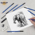 EooUooIP Drawing and Sketching Set, 26 pcs Complete Art Kit for Artists and Beginners