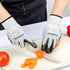 Cut Resistant Gloves, ANSI A2 Cutting Gloves, PU Coated Anti Cut Gloves C2, Touchscreen, Multi-Purpose, 1 Pair, Medium