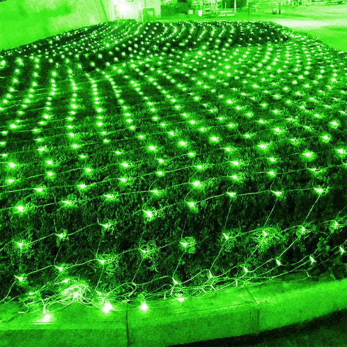 12FT 5FT 360 8 WATERGLIDE Outdoor Christmas Net Lights, x LED Mesh String Light with Lighting Modes, Connectable