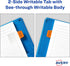 AVERY Mini Ultra Tabs, 1" x 1.5", 2-Side Writable, Assorted Colors, 40 Repositionable Tabs (74760)