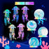 10 Jellyfish Decor - Pcs Light Up Jellyfish Lanterns, Hanging Jelly Fish Decorations for Mermaid Birthday Decorations