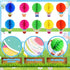 TaoBary 84 Pcs 3D Hot Air Balloon Honeycomb Bulletin Board Set, Cutouts for School Decoration (Cool Balloon)
